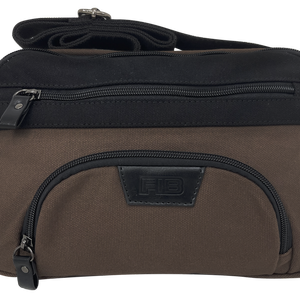 Fib Byron East West Sling Shoulder  Travel Adjustable Strap Brown