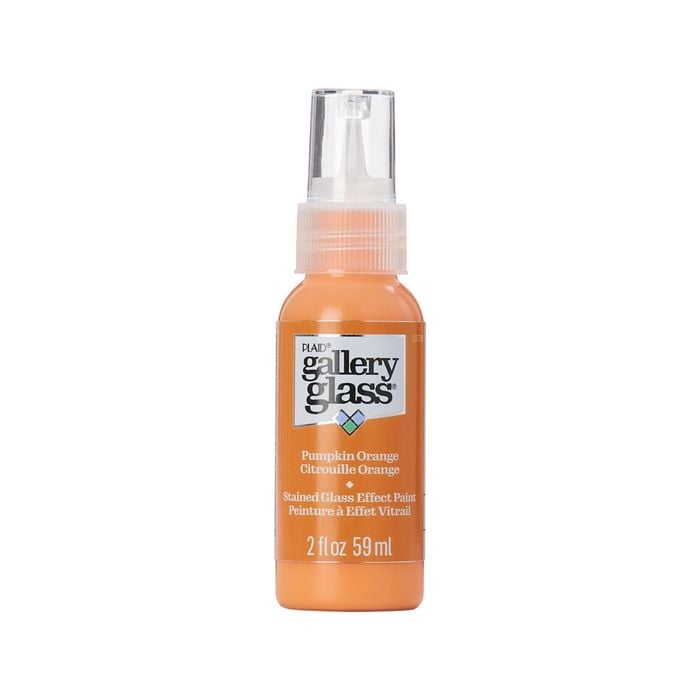 Plaid Gallery 59ml Pumpkin Orange Glass Paint