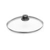 Woll Diamond Lite Fixed Knob Safety Glass Lid 32cm W/Knob