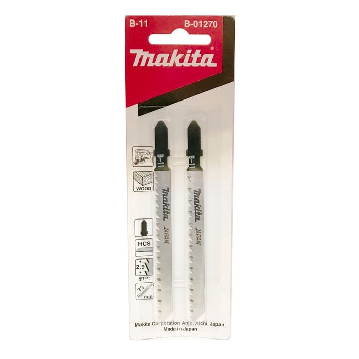 Makita No. B-11 9 Teeth Jigsaw Blade - 2 Pack