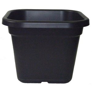IP Plastics 33L (42cm) Square Pot Black