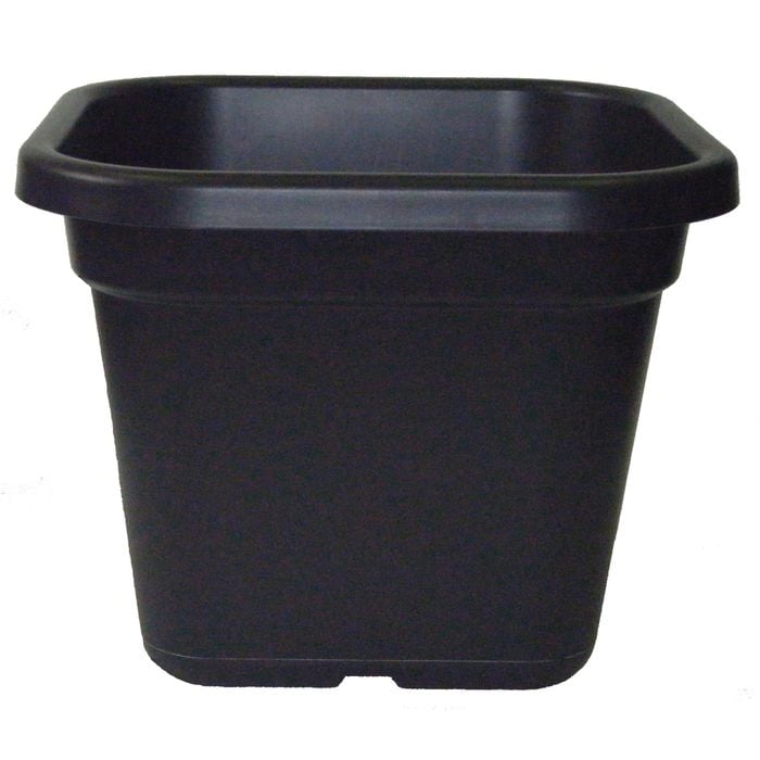 IP Plastics 33L (42cm) Square Pot Black
