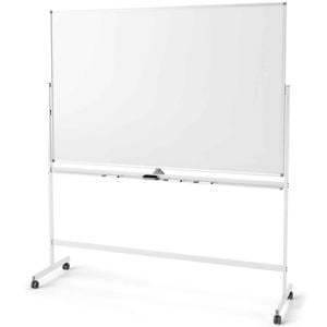 Costway 1.95x1.2m Whiteboard Dry Erase Stand 360°mobile White Board