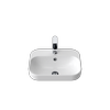 Caroma Luna Inset Basin With 1 Tap Hole