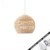 Snap Lighting Adasha Natural Rattan Downlight to Pendant Light Conversion Kit  Small