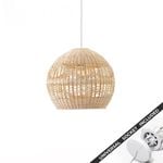Snap Lighting Adasha Natural Rattan Downlight to Pendant Light Conversion Kit  Small