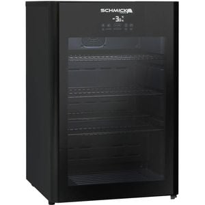 Schmick Black Glass Door Bar Fridge - HUS-EX108