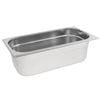 Vogue Gastronorm Tray Stainless Steel 1/3 100mm Deep Commercial Kitchen Food Storage