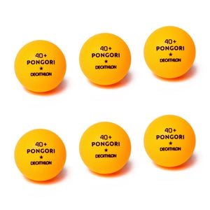 Decathlon - Table Tennis Balls Ttb 100 1* 40+ 6-Pack - One Size