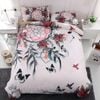 3D White Dreamcatcher butterfly  Quilt Cover Set Bedding Set Pillowcases