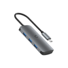 Cygnett Unite SlimMate USB-C Hub For Charging - Black