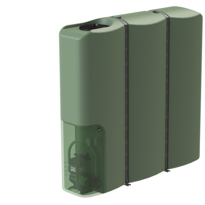 Promax 2,000L Mist Green Slimline Tank And Pump