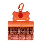 Paws & Claws Clean Up Bags + Dispenser 6 Rolls/120 Bags 31.5X22cm Printed Assorted
