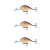 3x 13 Fishing 60mm Jabber Jaw Deep Crankbait Fishing Lures - Regurgitated Shad
