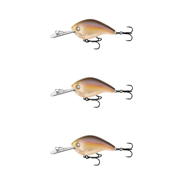 3x 13 Fishing 60mm Jabber Jaw Deep Crankbait Fishing Lures - Regurgitated Shad