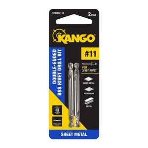 Kango HSS Double-Sided Panel Drill Bit No.11 - 2 Pack