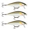 3x Rapala 7.5cm Countdown Sink Hardbody Balsa Fishing Lures - Gilded Ayu