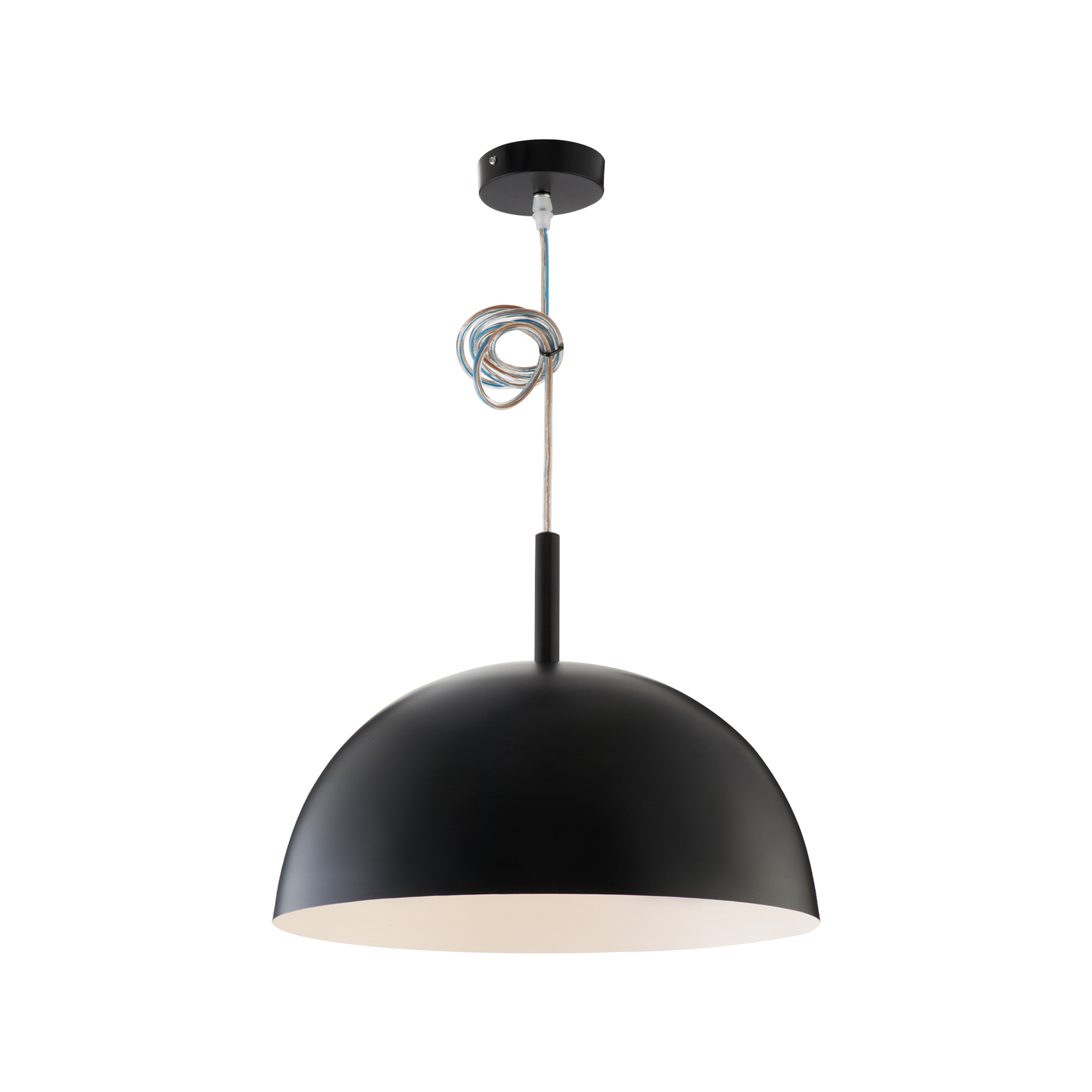 Verve Design 60W Black Metal Dome Pendant Light Bunnings Australia