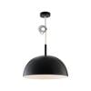 Verve Design 60W Black Metal Dome Pendant Light