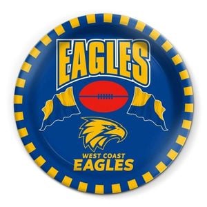 AFL Snack Plate - West Coast Eagles - 20cm diameter - Melamine - Single