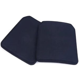 NNETM 2pcs Weighted Plates for Strength Training and Outdoor Activities - 2.2lb (1.0kg)/pair, Black