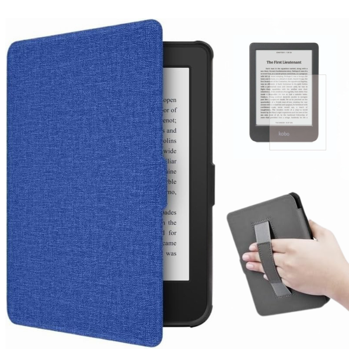 StylePro Combo Kobo Clara Case With Hand Strap And Screen Protector