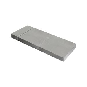 Bedra Foldable Foam Mattress Single Folding Sofa Bed Light Grey