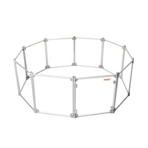 Pawz 10PCS Pet Playpen Indoor Transparent Pet Fence