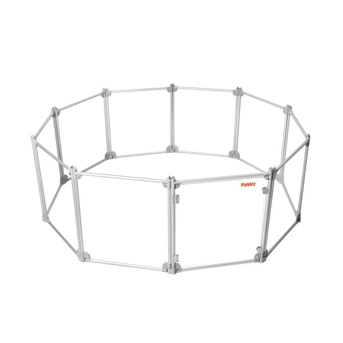 Pawz 10PCS Pet Playpen Indoor Transparent Pet Fence