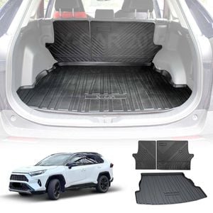 Boot Liner Back Seat Protector Combo for Toyota RAV4 Rav 4 XA50 2019-2025 Heavy Duty Car Seats Kick Mats Cover