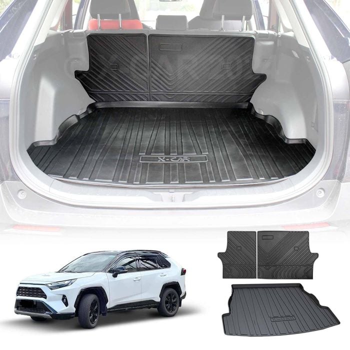 Boot Liner Back Seat Protector Combo for Toyota RAV4 Rav 4 XA50 2019-2025 Heavy Duty Car Seats Kick Mats Cover