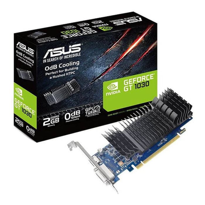 ASUS GeForce GT 1030 2GB Low Profile Graphics Card [GT1030-SL-2G-BRK]