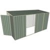 Build-a-Shed 1.5 x 3.7 x 2m Double Sliding Side Door Skillion Shed - Green