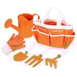 Kids 6-Piece Gardening Set Orange