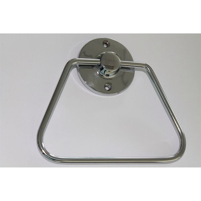 Miles Nelson Towel Ring Chrome