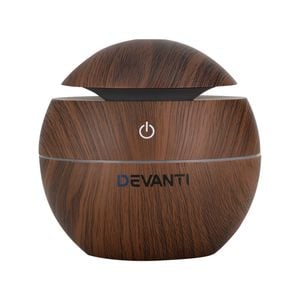 Devanti 130ml Aroma Diffuser Aromatherapy Dark Wood