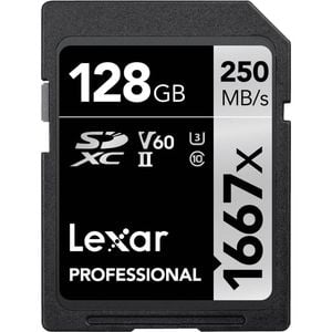 Lexar Professional 1667x Sdxc Uhs-ii Sd Card - 128gb