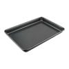 Bakemaster Carbon Steel 33x24cm Rectangle Baking/Slice Pan Tray Oven Mould Grey
