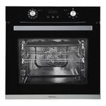 Parmco 600mm 80 Litre 10 Function Black Oven I Series 1