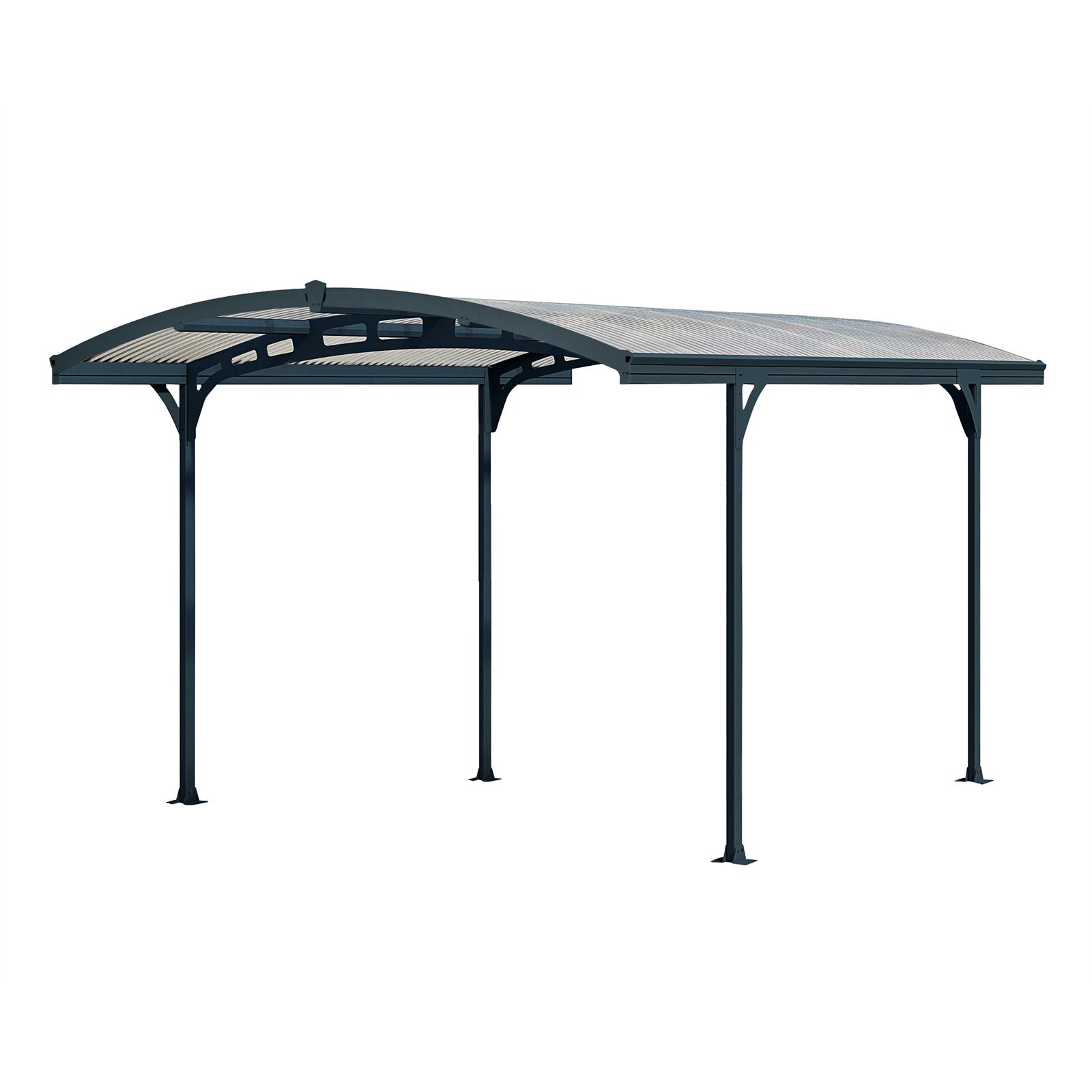 Palram 2.39 x 4.95 x 2.8m Atlas Carport Kit