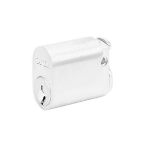 Zanda 31.2mm White 6 Pin Oval Cylinder