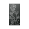 Walpix 1800 x 900 x 2mm Perforated Aluminium Decorative Screen Flat Profile Kangaroo Paw - Charcoal
