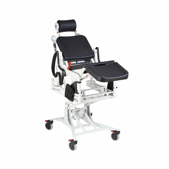 Multi Tilt-in-place Shower Commode Chair - Electric Lift Mobility Aid