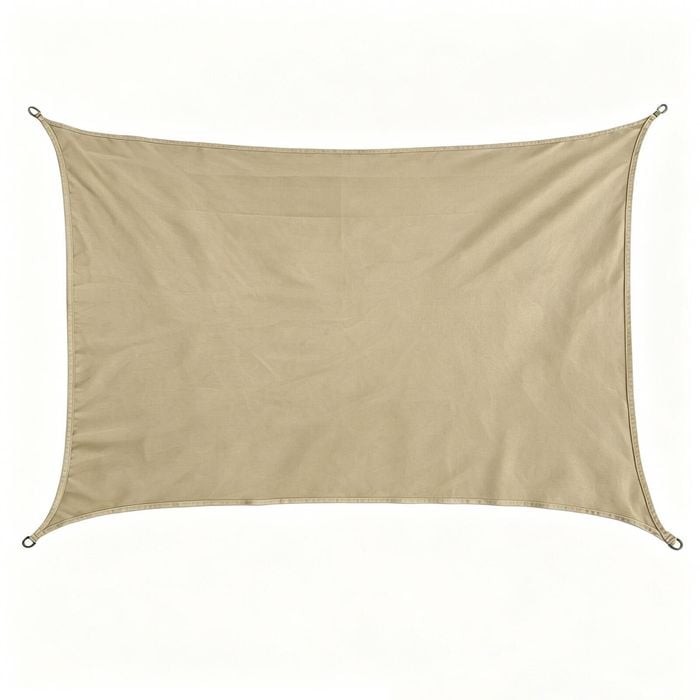 Marquee 3 x 5m Beige Rectangular Shade Sail