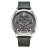Police Jet Leather Band Grey Dial Men's Watch (pewja2227703)