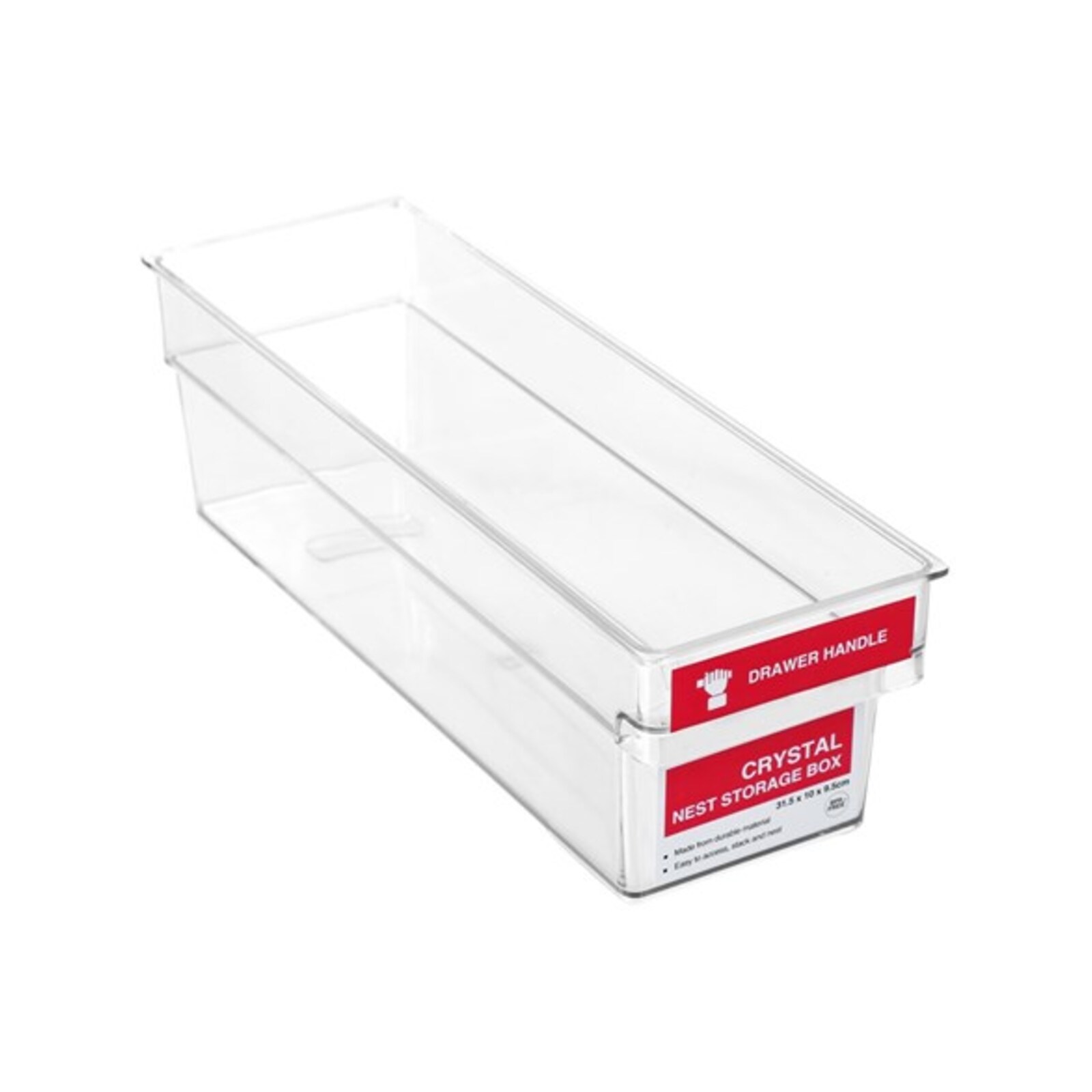 Boxsweden 31.5 x 10 x 9.5cm Crystal Storage Container product image