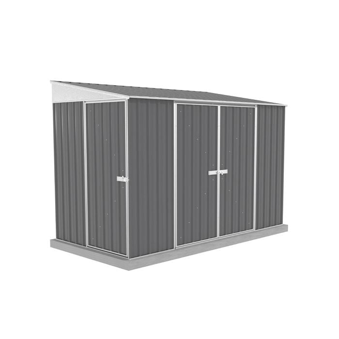 Absco Sheds 1.52 x 3.0 x 2.06m Monument Narrow Triple Door Garden Shed