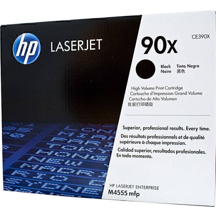 Hp #90x Black Toner Ce390x