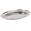 Argon Tableware Oval Serving Platter - 35 x 24cm - Stainless Steel Dinner Tray Oval Plate Small Appetizer Serving Dishes