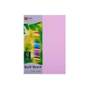 Quill Cardboard A4 (50pk) (Musk)